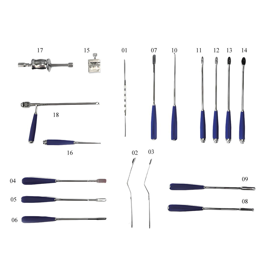 Thoracolumbar 케이지 (I) 를 위한 악기 세트