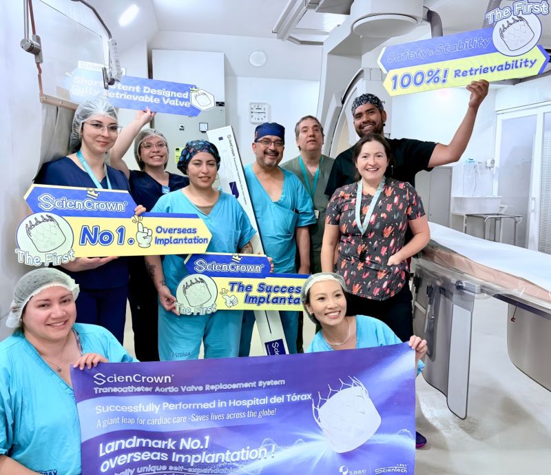 ScienCrown Valve Completes First International Implants, Marking Global Expansion of Lepu