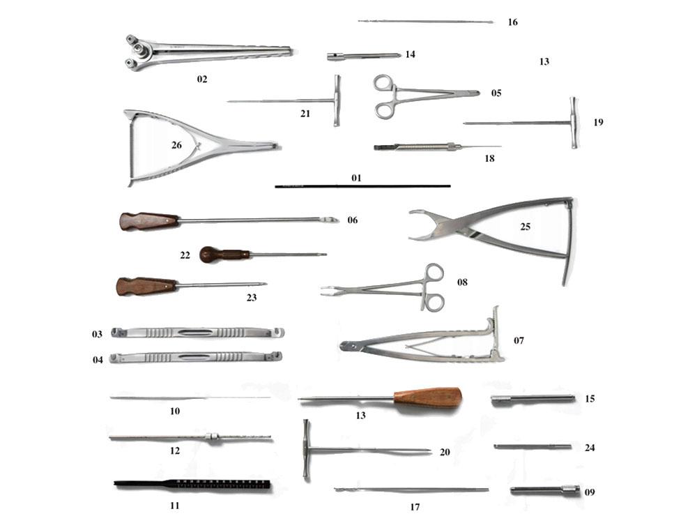 Instrument Set for Ortho-Bridge System (OBS) (Large Fragment)