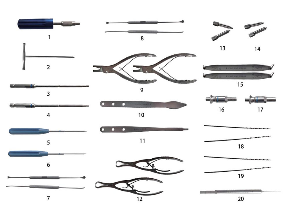 Instruments Set for Mini Locking Plates 1.5/2.0