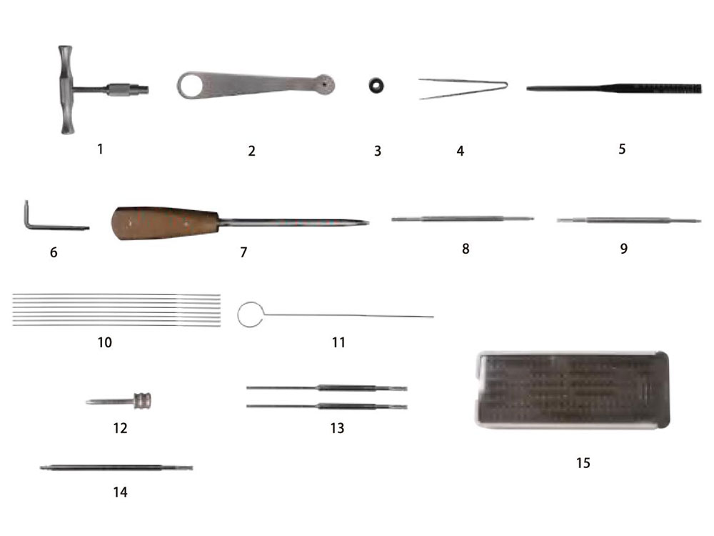 Instruments Set for Cannulated Compression Screw System (Ⅱ) /7.0 Screw