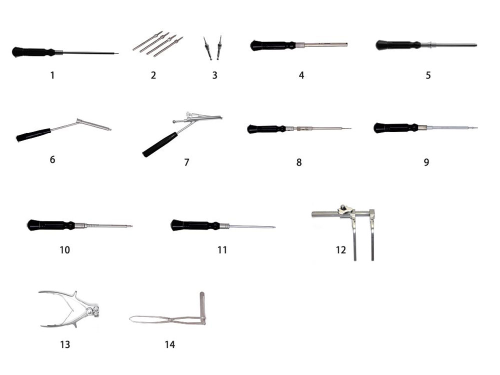 Instrument Set for Anterior Cervical Locking Fixation System (IV)