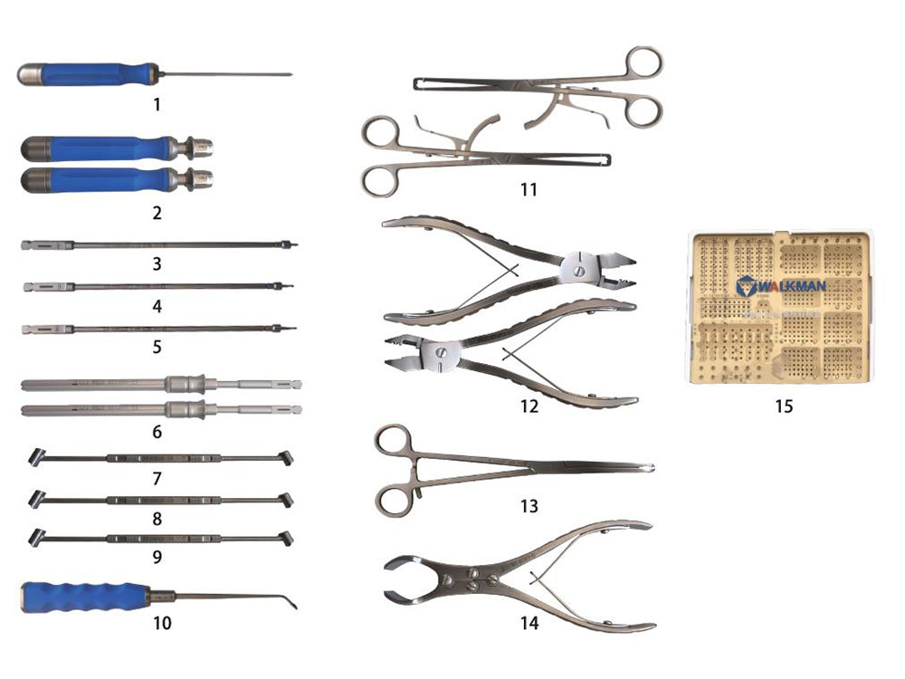 Instruments Set for Laminoplasty Fixation System