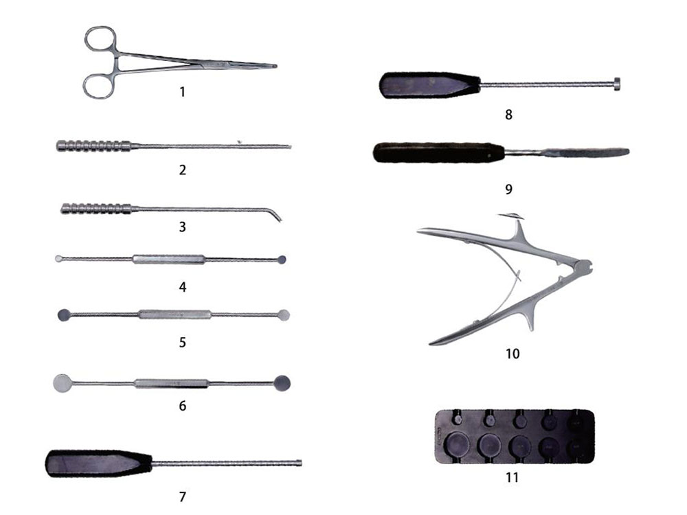 Instruments Set for Threaded Fusion Cage (TFC)